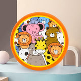 Maxbell flying saucers Outside Sporing Disc Cartoon Flyer Toy soft for Outdoor animal park