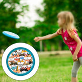 Maxbell flying saucers Outside Sporing Disc Cartoon Flyer Toy soft for Outdoor dog