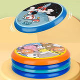 Maxbell flying saucers Outside Sporing Disc Cartoon Flyer Toy soft for Outdoor Rocket