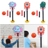 Maxbell Basketball Hoop Set Balls Playset Yard game for Office Outdoor Garden elephant