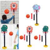 Maxbell Basketball Hoop Set Balls Playset Yard game for Office Outdoor Garden elephant