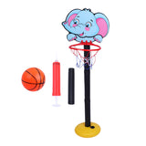 Maxbell Basketball Hoop Set Balls Playset Yard game for Office Outdoor Garden elephant