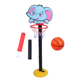 Maxbell Basketball Hoop Set Balls Playset Yard game for Office Outdoor Garden elephant