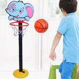 Maxbell Basketball Hoop Set Balls Playset Yard game for Office Outdoor Garden elephant