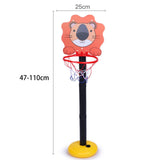 Maxbell Basketball Hoop Set Balls Playset Yard game for Office Outdoor Garden lion
