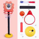 Maxbell Basketball Hoop Set Balls Playset Yard game for Office Outdoor Garden lion