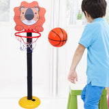 Maxbell Basketball Hoop Set Balls Playset Yard game for Office Outdoor Garden lion