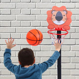 Maxbell Basketball Hoop Set Balls Playset Yard game for Office Outdoor Garden lion