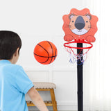 Maxbell Basketball Hoop Set Balls Playset Yard game for Office Outdoor Garden lion