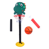 Maxbell Basketball Hoop Set Balls Playset Yard game for Office Outdoor Garden Dinosaur