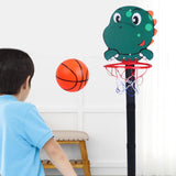 Maxbell Basketball Hoop Set Balls Playset Yard game for Office Outdoor Garden Dinosaur