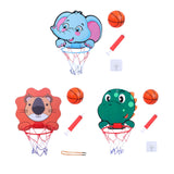Maxbell Cartoon Board with Net and Ball Outdoor Indoor Game for Girls Boys Elephant