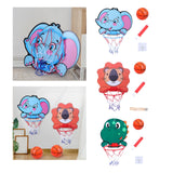 Maxbell Cartoon Board with Net and Ball Outdoor Indoor Game for Girls Boys Elephant