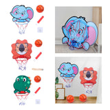 Maxbell Cartoon Board with Net and Ball Outdoor Indoor Game for Girls Boys Elephant