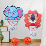 Maxbell Cartoon Board with Net and Ball Outdoor Indoor Game for Girls Boys Elephant