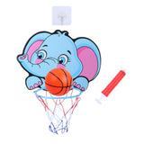 Maxbell Cartoon Board with Net and Ball Outdoor Indoor Game for Girls Boys Elephant