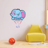 Maxbell Cartoon Board with Net and Ball Outdoor Indoor Game for Girls Boys Elephant