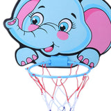 Maxbell Cartoon Board with Net and Ball Outdoor Indoor Game for Girls Boys Elephant