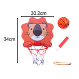 Maxbell Cartoon Board with Net and Ball Outdoor Indoor Game for Girls Boys Lion