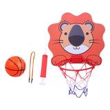 Maxbell Cartoon Board with Net and Ball Outdoor Indoor Game for Girls Boys Lion