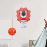 Maxbell Cartoon Board with Net and Ball Outdoor Indoor Game for Girls Boys Lion