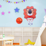 Maxbell Cartoon Board with Net and Ball Outdoor Indoor Game for Girls Boys Lion