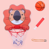 Maxbell Cartoon Board with Net and Ball Outdoor Indoor Game for Girls Boys Lion