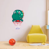 Maxbell Cartoon Board with Net and Ball Outdoor Indoor Game for Girls Boys Dinosaur