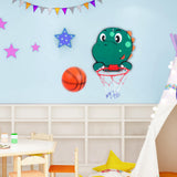 Maxbell Cartoon Board with Net and Ball Outdoor Indoor Game for Girls Boys Dinosaur