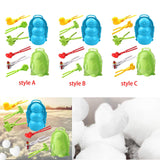 Maxbell 8x Lovely Snowball Clip Sand Toys Snowball Tool for Winter Adults Boys style A