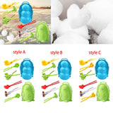 Maxbell 8x Lovely Snowball Clip Sand Toys Snowball Tool for Winter Adults Boys style A