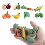 Maxbell Lifelike Food Model Photo Props Kitchen Playset for Home Prechool Ornaments Fruits