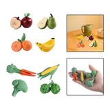 Maxbell Lifelike Food Model Photo Props Kitchen Playset for Home Prechool Ornaments Fruits