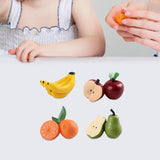 Maxbell Lifelike Food Model Photo Props Kitchen Playset for Home Prechool Ornaments Fruits