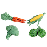 Maxbell Lifelike Food Model Photo Props Kitchen Playset for Home Prechool Ornaments Vegetable