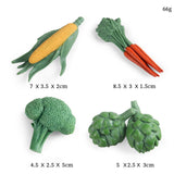 Maxbell Lifelike Food Model Photo Props Kitchen Playset for Home Prechool Ornaments Vegetable