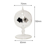 Maxbell Solar Power Crookes Radiometer Home Desk Spinning Vanes Decor Clear
