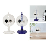 Maxbell Solar Power Crookes Radiometer Home Desk Spinning Vanes Decor Clear