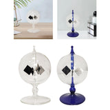 Maxbell Solar Power Crookes Radiometer Home Desk Spinning Vanes Decor Clear