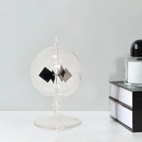 Maxbell Solar Power Crookes Radiometer Home Desk Spinning Vanes Decor Clear