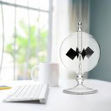 Maxbell Solar Power Crookes Radiometer Home Desk Spinning Vanes Decor Clear