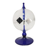 Maxbell Solar Power Crookes Radiometer Home Desk Spinning Vanes Decor Blue