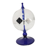 Maxbell Solar Power Crookes Radiometer Home Desk Spinning Vanes Decor Blue