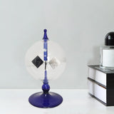 Maxbell Solar Power Crookes Radiometer Home Desk Spinning Vanes Decor Blue