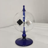 Maxbell Solar Power Crookes Radiometer Home Desk Spinning Vanes Decor Blue