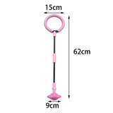 Maxbell Ankle Skip Ball Colorful Light for Children Toddler Boys Girls Pink