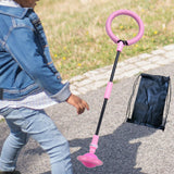Maxbell Ankle Skip Ball Colorful Light for Children Toddler Boys Girls Pink