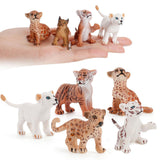 Maxbell 11Pcs Simulation Animal Model Toy Mini DIY Crafts for Home Birthday Supplies