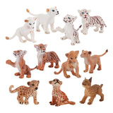 Maxbell 11Pcs Simulation Animal Model Toy Mini DIY Crafts for Home Birthday Supplies