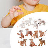 Maxbell 11Pcs Simulation Animal Model Toy Mini DIY Crafts for Home Birthday Supplies